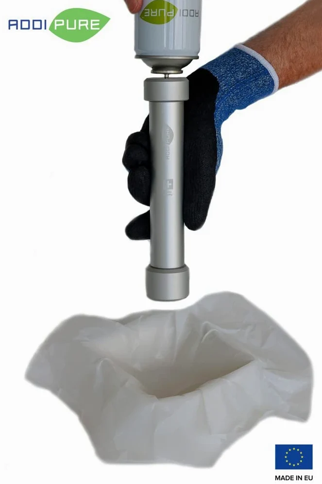 Extractor PEO 35 * 35, no Regulable en Altura, Aluminio alimentario, anodizado Natural. Capacidad de llenado de Plantas hasta 15g.