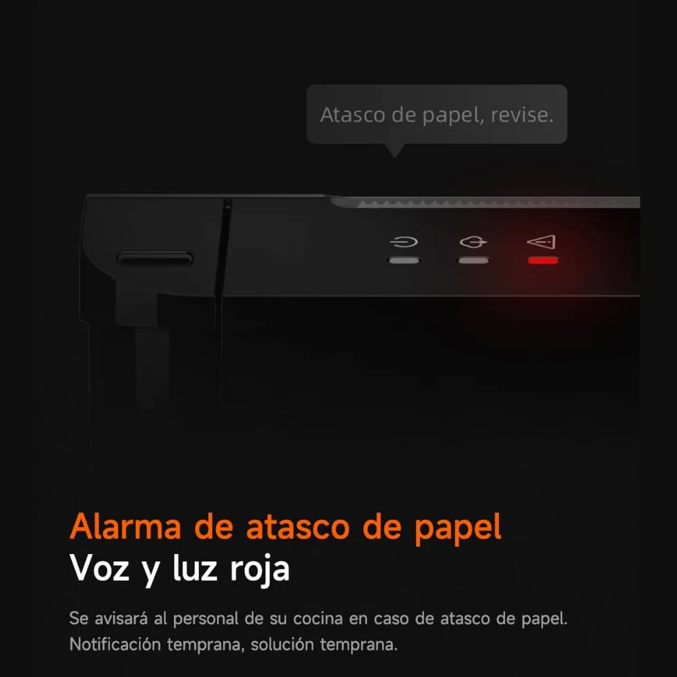 SUNMI Cloud Printer - Impresora Tickets 80mm - Papel Térmico 80 mm - Impresora Termica sin Tinta - Corte Automático - Conexión USB, RJ11, Wifi y Bluetooth - Velocidad de Impresión 250 mm/s