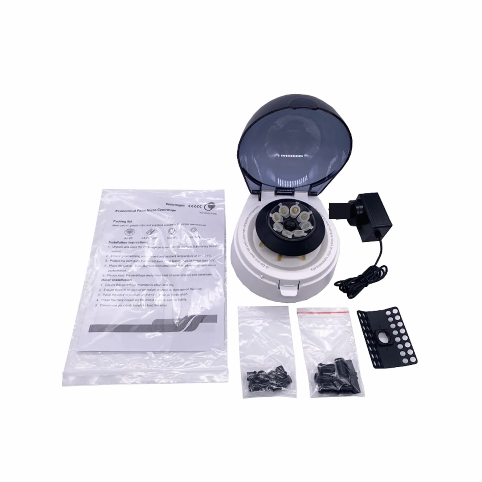 Minicentrífuga de 7000 rpm, centrífuga laboratorio, tubos PCR 0,2 ml a, microcentrífuga para laboratorio, para la investigación