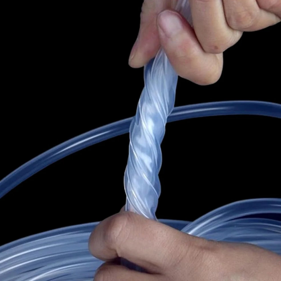 Tubo de silicona resistente a altas temperaturas, tubo transparente insípido de manguera, bomba peristáltica dispensadora de agua 1 ud.(5M*15MM*20MM)