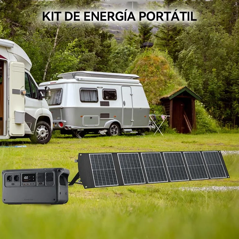Panel solar plegable de 200 W, Compatibilidad: módulo adaptador DJI Power para panel solar (MPPT), Power 2000, Power 1000 V2,Power 1000, Power 500