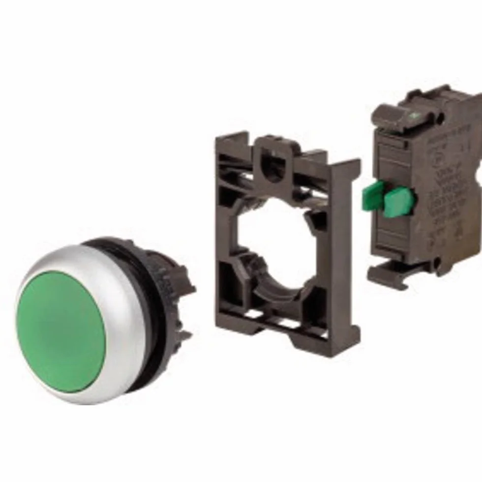 Eaton M22-D-G-K10-BVP Pushbutton Actuator, 1S, Complete Device