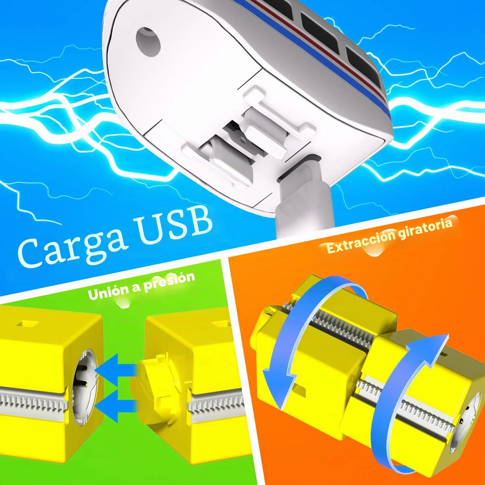 Goody King Tren Eléctrico Juguete 110 Piezas Vía Magnética con Señales de Tráfico DIY Pistas Cubos Magnéticos Regalo Niños 4-12 Años