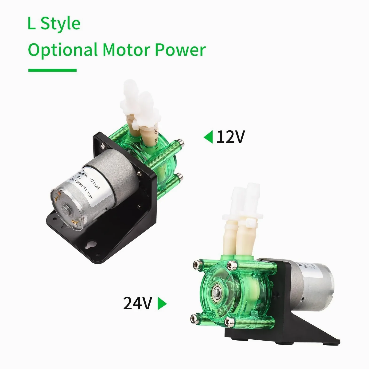 Bomba peristáltica, Bomba dosificadora de 24 V CC, bomba peristáltica, minibomba agua líquida, gran caudal, tubo BPT peristáltico, autocebante, 700 ml/min