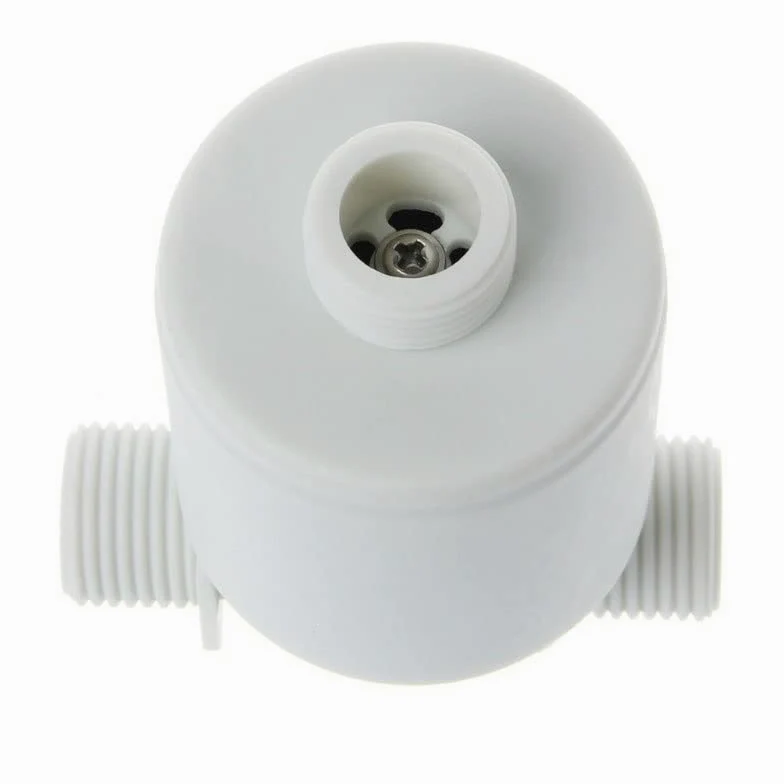 Válvula de bola de latón de 3 vías, Válvula de control automático nivel agua for tanque torre flotante for piscinas flotador