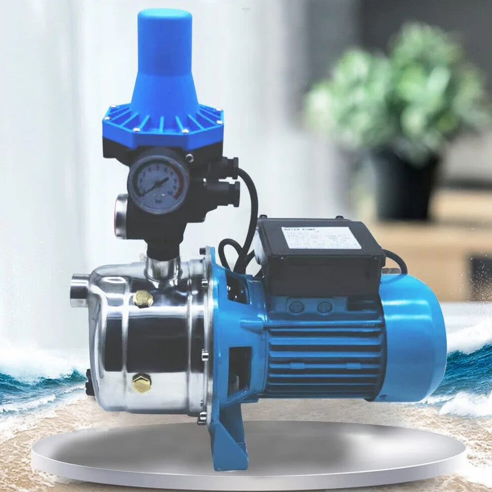 Bomba centrífuga 3600 L/h 1100 W, bomba de jardín, con control de bomba, bomba de agua doméstica, IP44, altura de extracción, 50 m