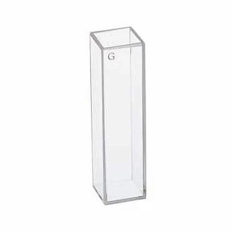 Cole-Parmer Cubetas fluorímetro con tapa de resina PTFE, cristal, capacidad de 1,7 ml