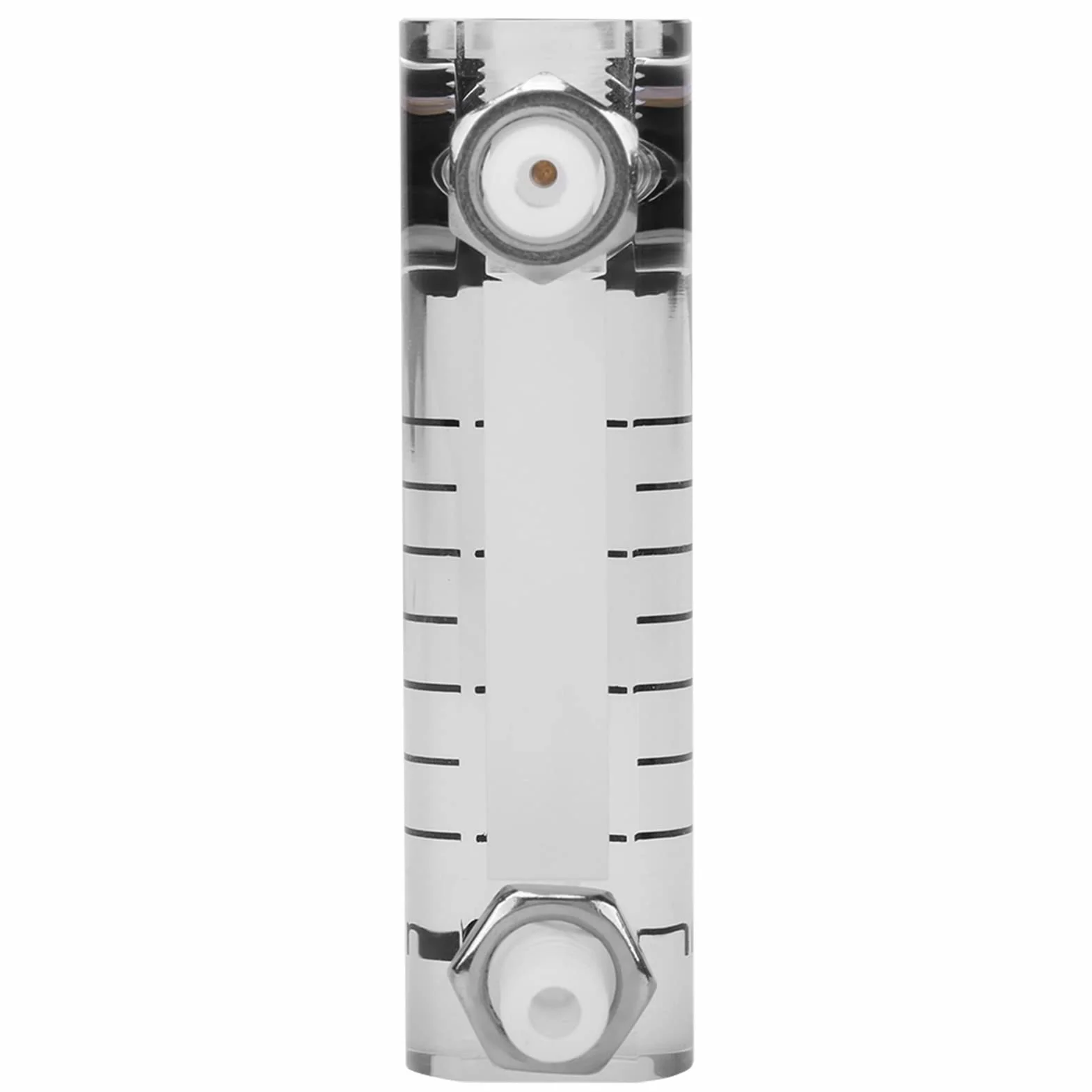 Fafeicy Medidor de flujo de gas acrílico con válvula de control 0-3 LPM 0-60°C 5% precisión