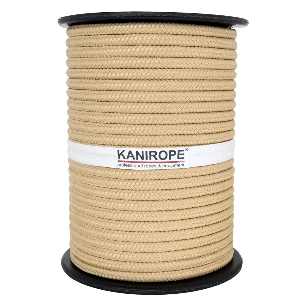 PP cuerda cuerda de polipropileno (SH 8 mm 100 m Color hanffarbig (0144) trenzado