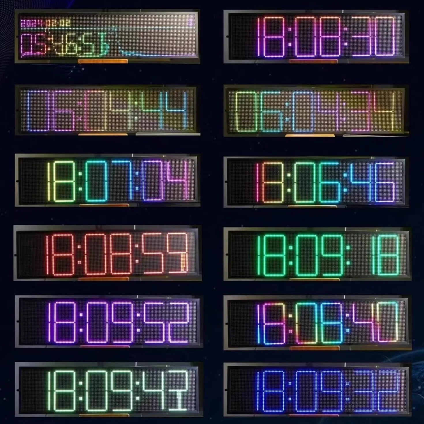 Analizador de espectro de audio, placa analizadora de pantalla de barra de nivel de audio RGB, control de voz + control de línea, 4 rangos de frecuencia/36 estilos de visualización, para automóvil, es
