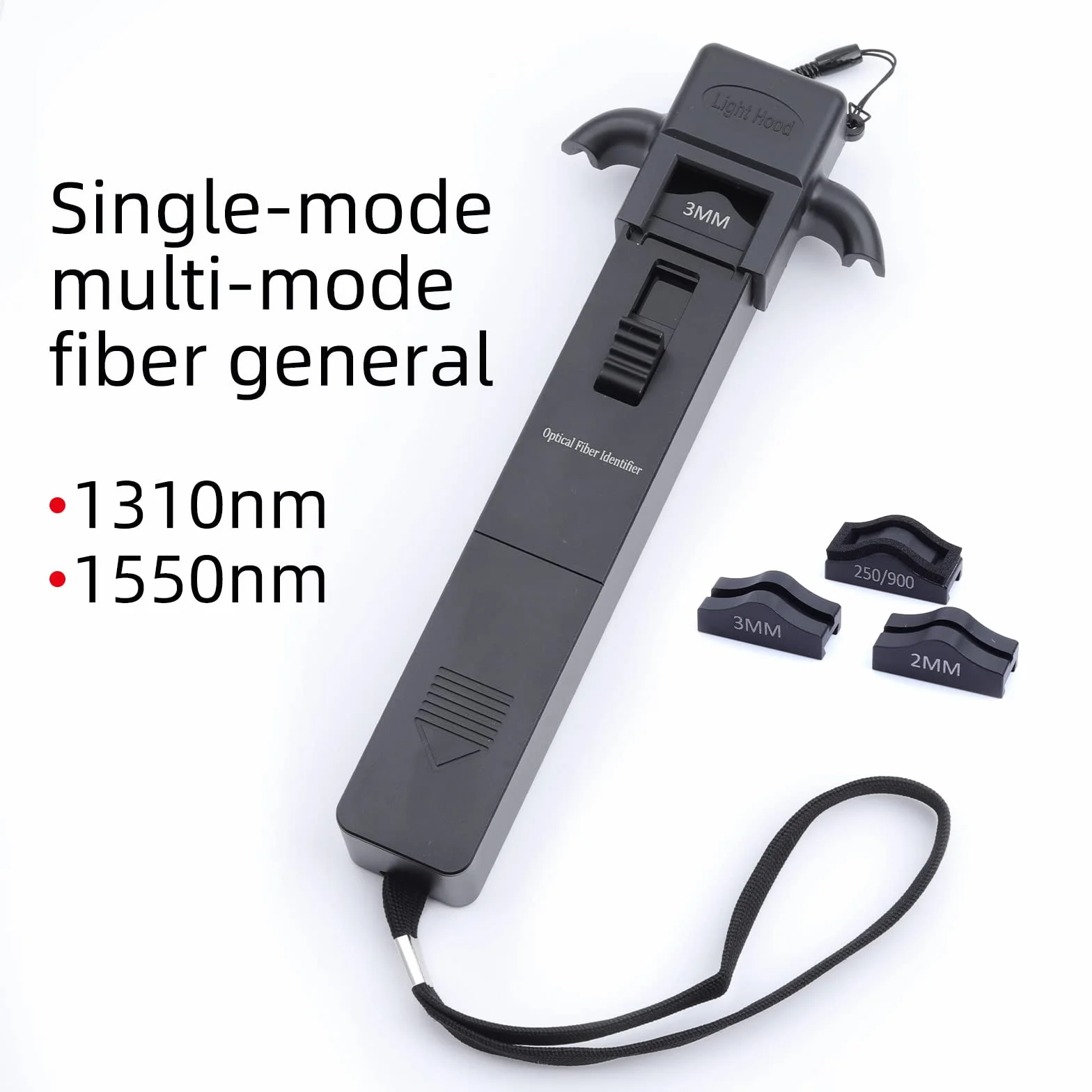 Herramientas de prueba de fibra, identificador óptico de fibra 800-1700 nm, probador de cable de fibra óptica en vivo, detector de rastreo