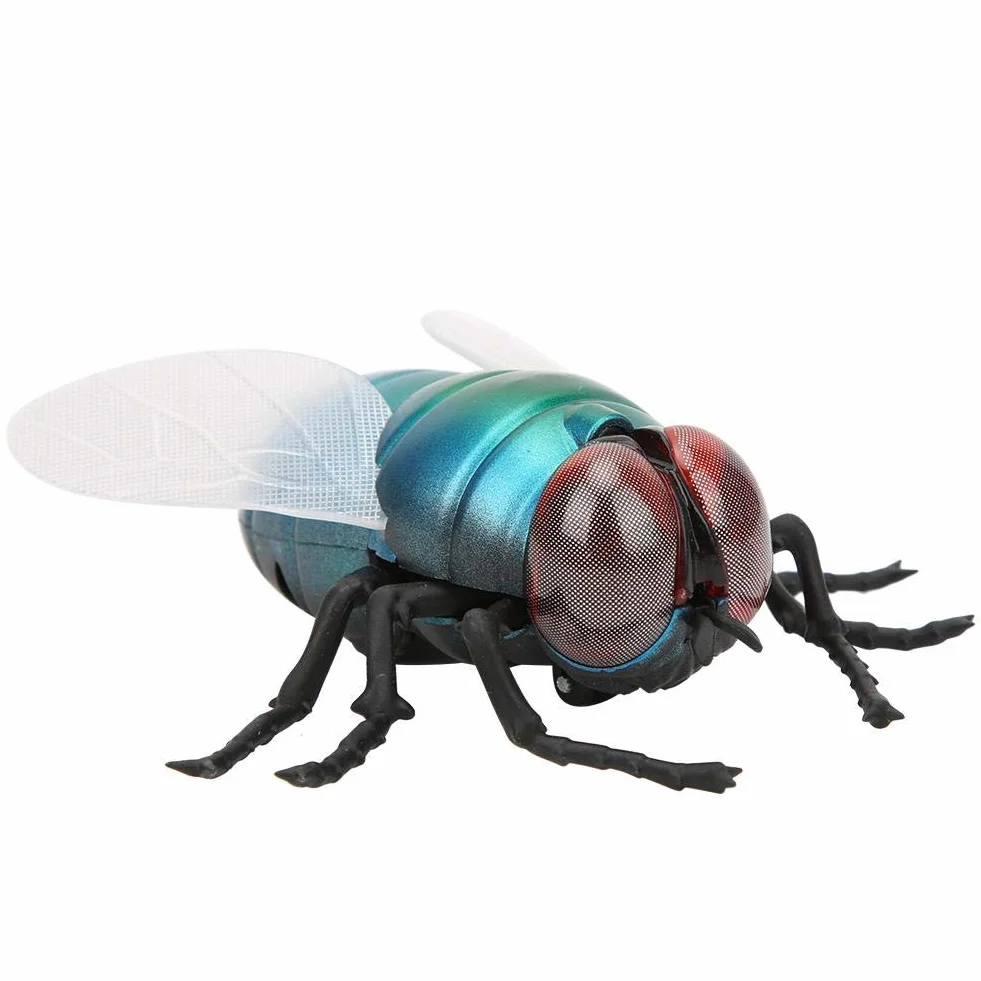 Control Remoto Mosca Juguete Insectos Realistas Broma Halloween Fiesta Educativos