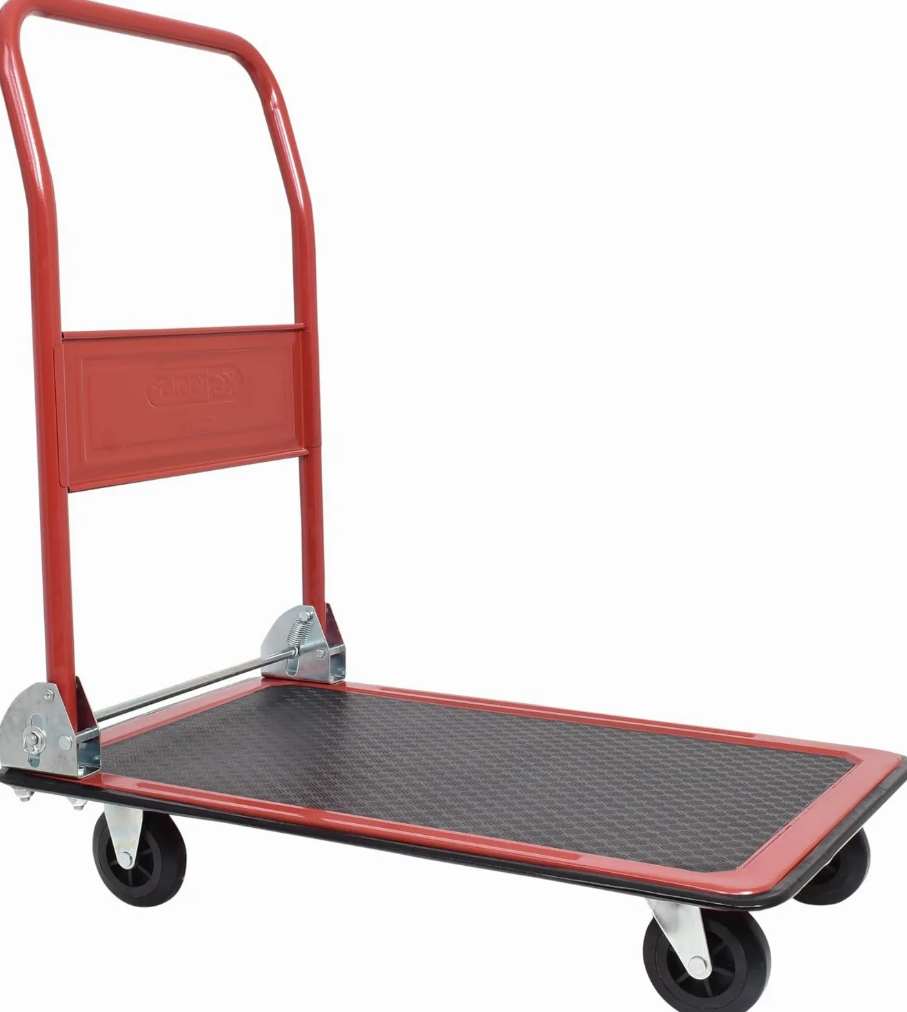 KS Tools 800.0015 - Carretilla de plataforma para almacén y taller, abatible