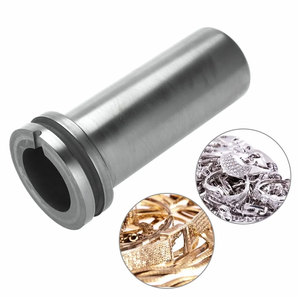 Crisol de grafito de alta pureza 2 kg molde lingote fundición oro plata aluminio latón