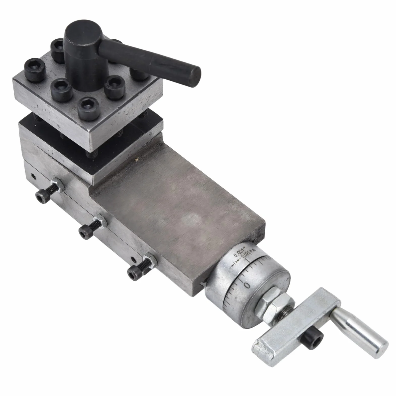 SUNGOOYUE Portaherramientas Mini Accesorios de Torno Portaherramientas de Torno de Metal de 2 Vías Conjunto de Rápido para Maquinistas HT250 Hierro Gris