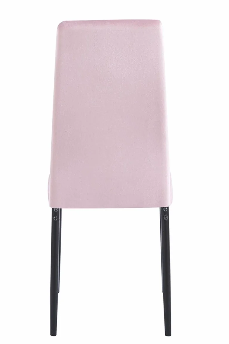 Regalos Miguel - Packs Sillas Comedor - Pack 4 Sillas LAN Terciopelo - Rosa
