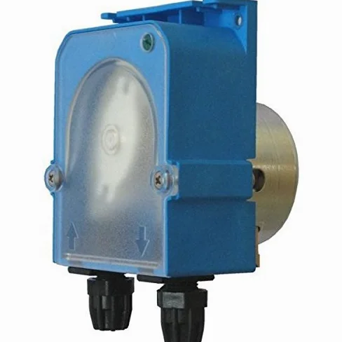 Bomba dosificadora peristáltica con caudal fijo para dosificación abrillantadora modelo MP3-1,0 l/h 230 Vac, tubo de membrana de silicona