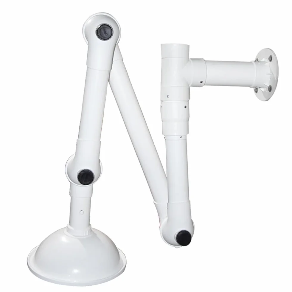 Campana Extractora, Campana De Succión Universal De Laboratorio, Brazo De Succión, Material De Polipropileno De Alta Densidad(White,Wall-mounted)