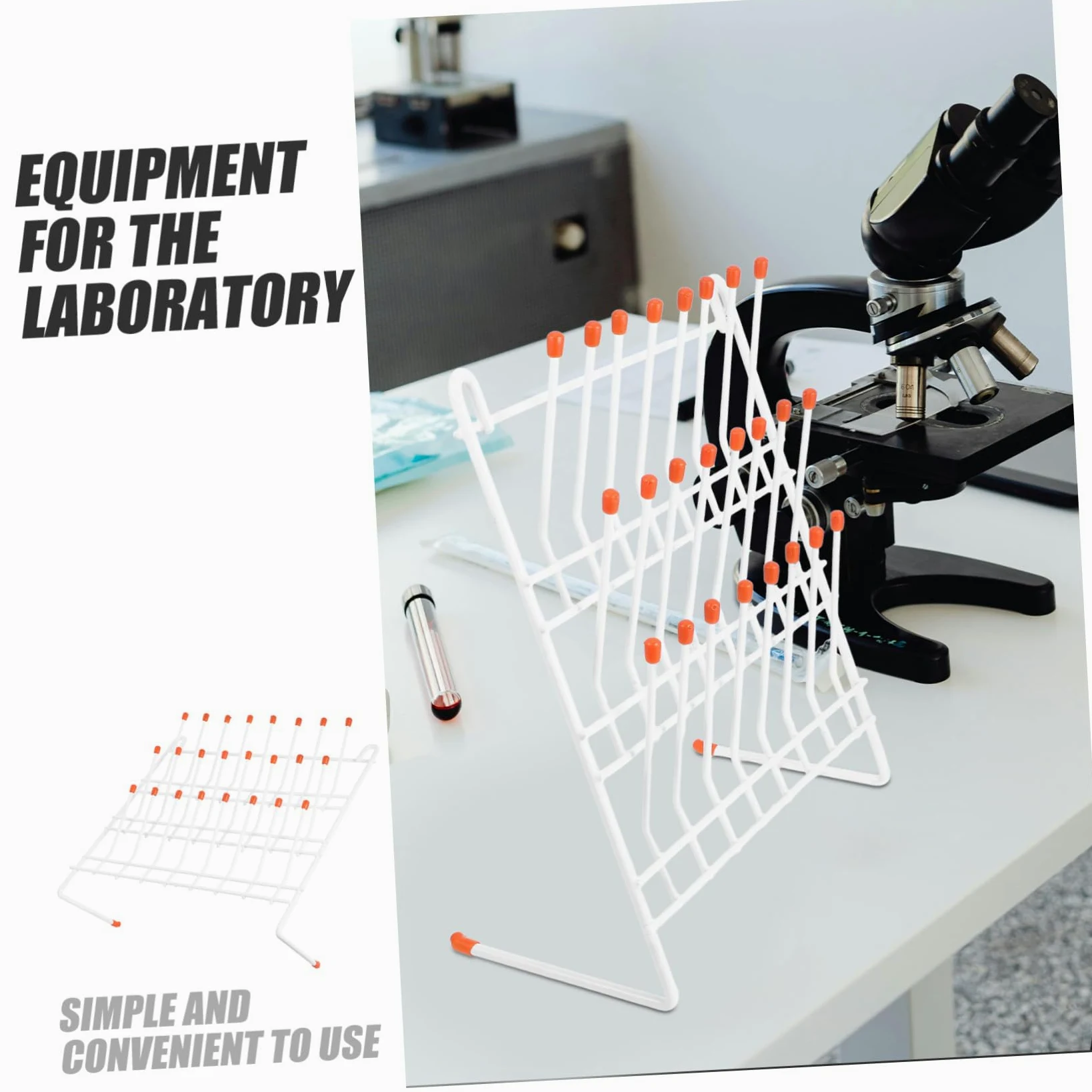 Beaupretty Rejilla de Goteo para Laboratorio Posiciones Soporte para Secado de Vasos Rejilla para Tubos de Ensayo Escurrevasos para Secado de Probetas