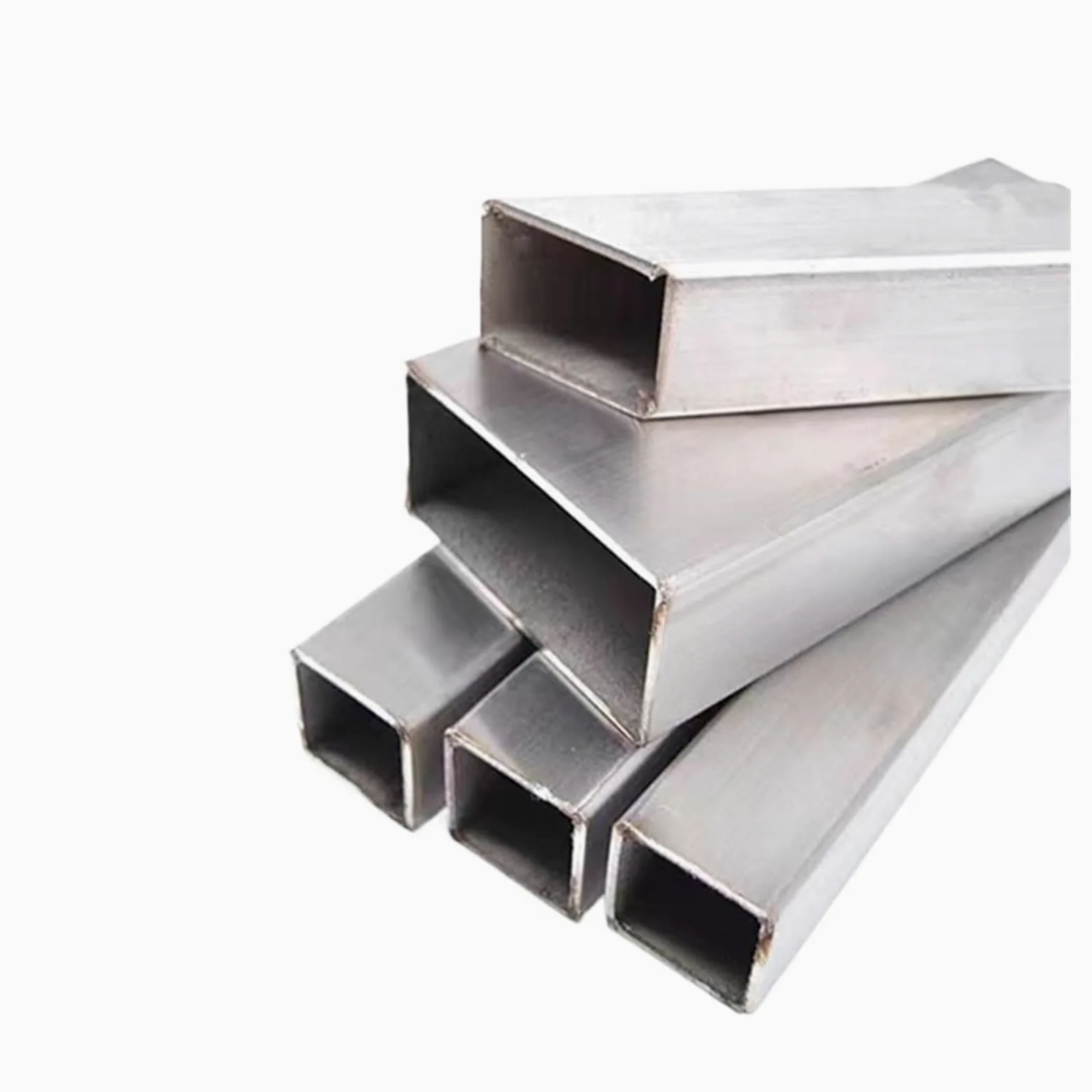 Tubo cuadrado de aluminio Longitud plana industrial 500m m del soporte rectangular del tubo cuadrado de acero inoxidable de todos los tamaños(12x12x1mm 2Pcs)