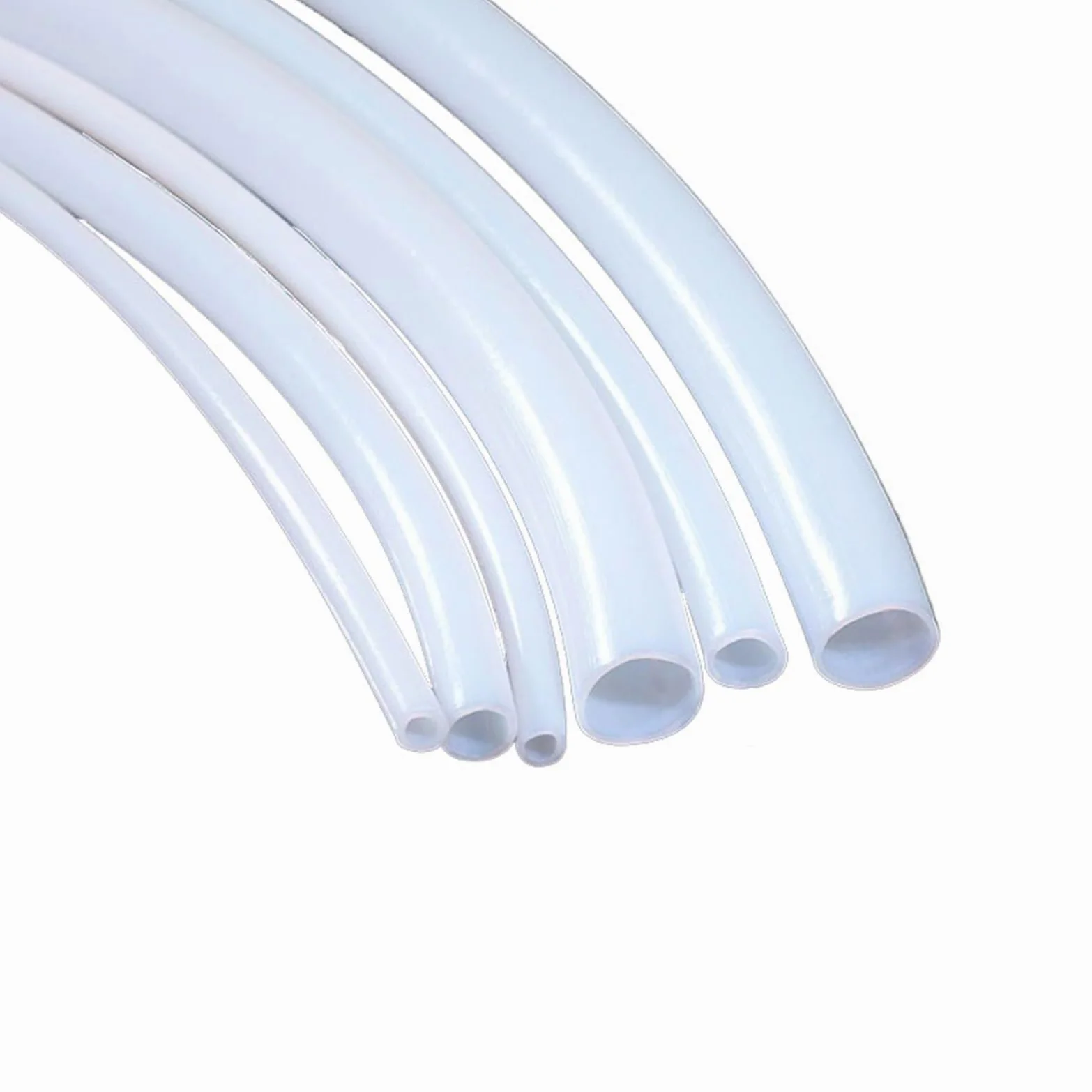 Tubo de manguera suave PTFE blanco goma flexible, elástico drenaje identificación 1Mm-18Mm(20 * 25Mm 0.5M)