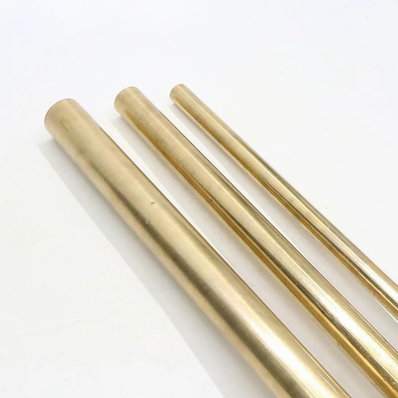 Barra de cobre Varilla de latón macizo, diámetro de la varilla de cobre, barra, herramienta de bricolaje, 7 mm, 8 mm, 9 mm, 10 mm, 15 mm, 20 mm, 25 mm (24 x 200 mm)