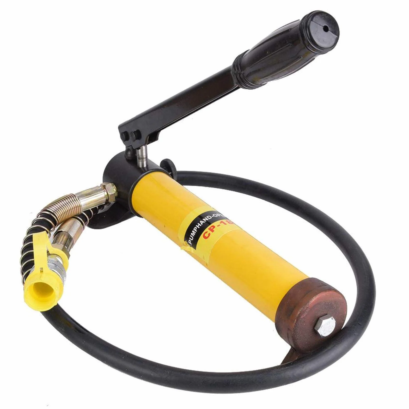 Gato hidráulico, gato corto de 10T + juego de bomba hidráulica manual, herramienta de mango de elevación de acero para reparación de automóviles