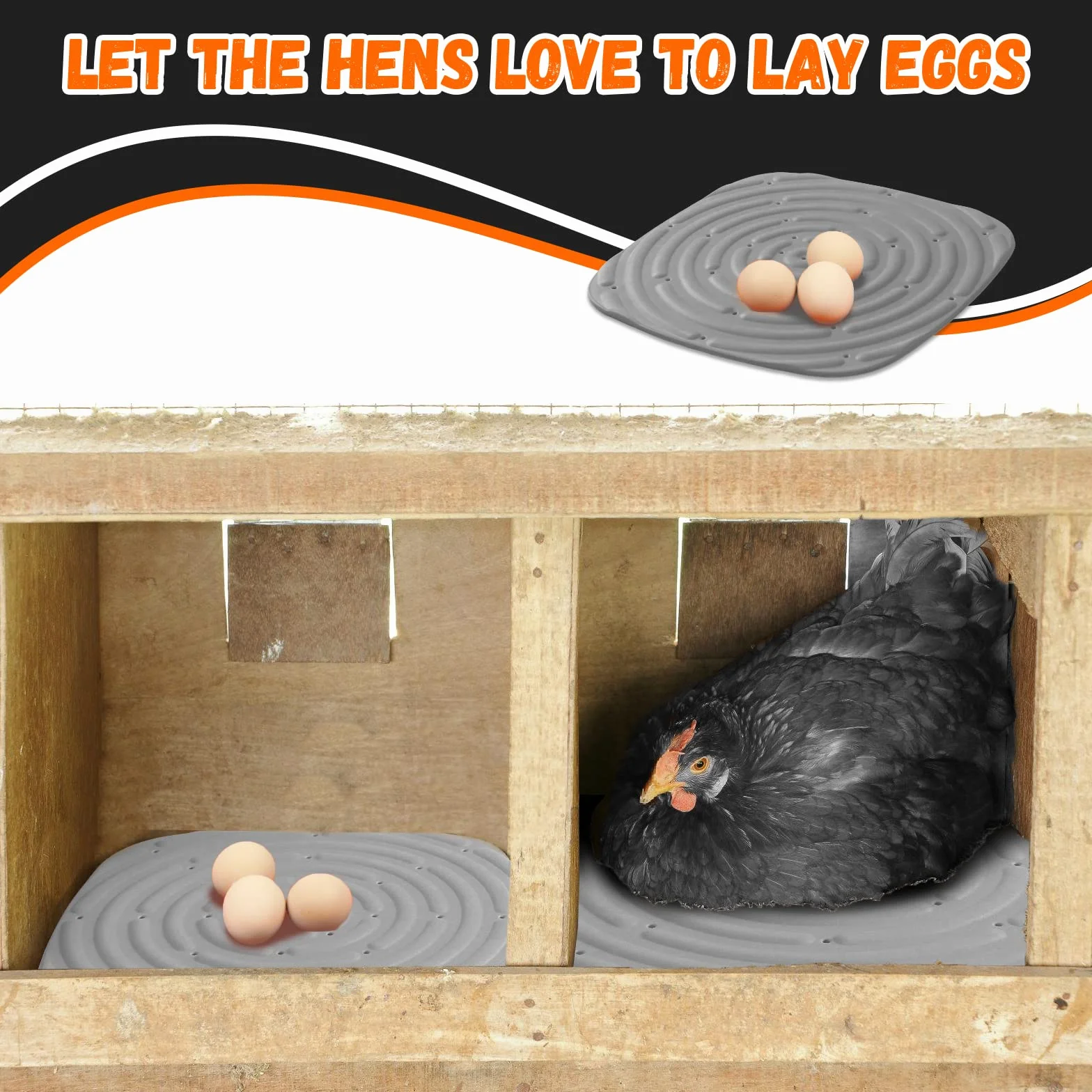 mumisuto 8 Piezas Alfombrillas para Ropa de Cama de Gallinero, 11.8inch Reutilizable Alfombrilla para Caja de Pollo, Lavables Almohadillas de Nido de Anidación para Proteger Huevos de Gallina