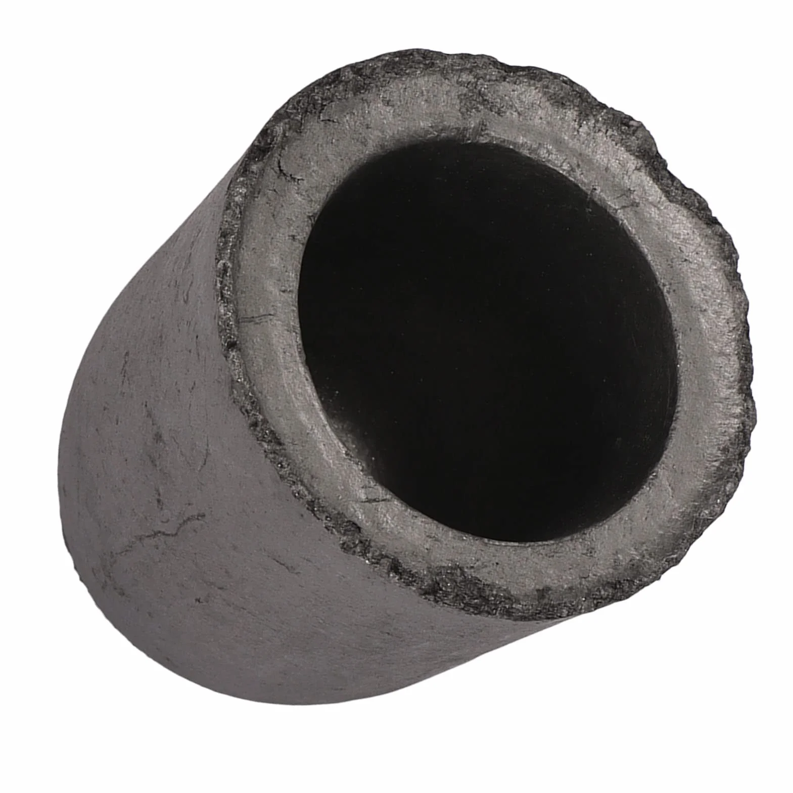 Vaso de fundición de crisol de grafito de grafito de carburo de silicio de alta pureza, duradero, fuerte estabilidad, alta densidad para fundir aluminio, oro, plata, cobre