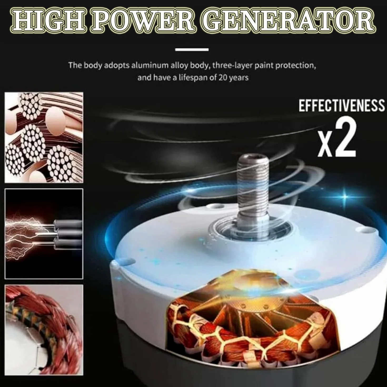Generador De Imán Permanente, Alternadores Sin Engranajes, Generador De Motor Eléctrico De 12000 W, Generador De Imán Permanente Sin Engranajes Trifásico,220V
