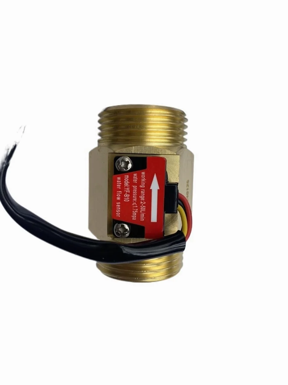 1 sensor de flujo Hall de latón, sensor de flujo de agua, caudalímetro, control, sensor de líquido, interruptor(DN80)