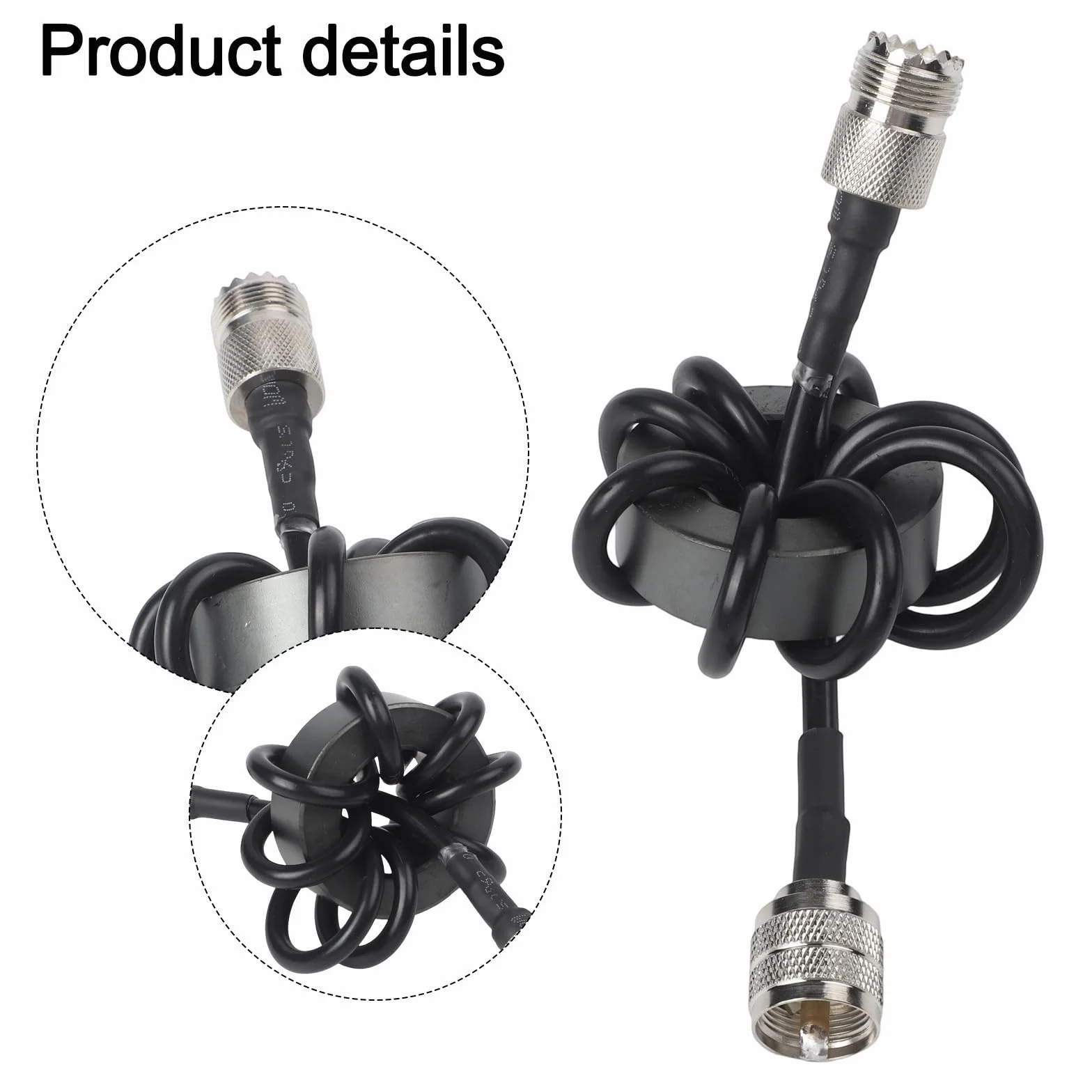 Balun de corriente antiinterferencia EM-25 1.8-30MHz compatible con radio de onda corta HF