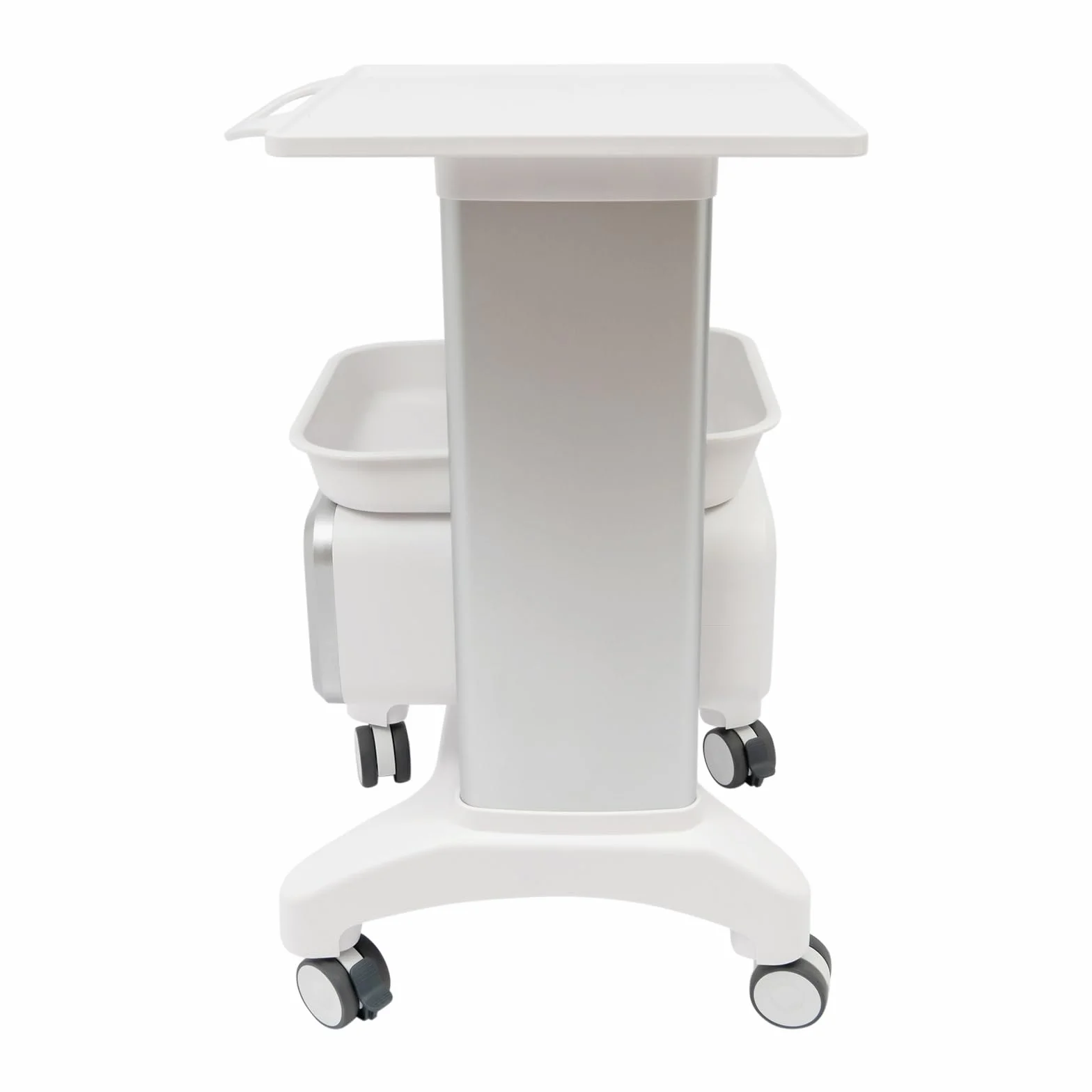 Carro médico con cajón y estante, 100 kg, carro de servicio para laboratorio clínica hospital