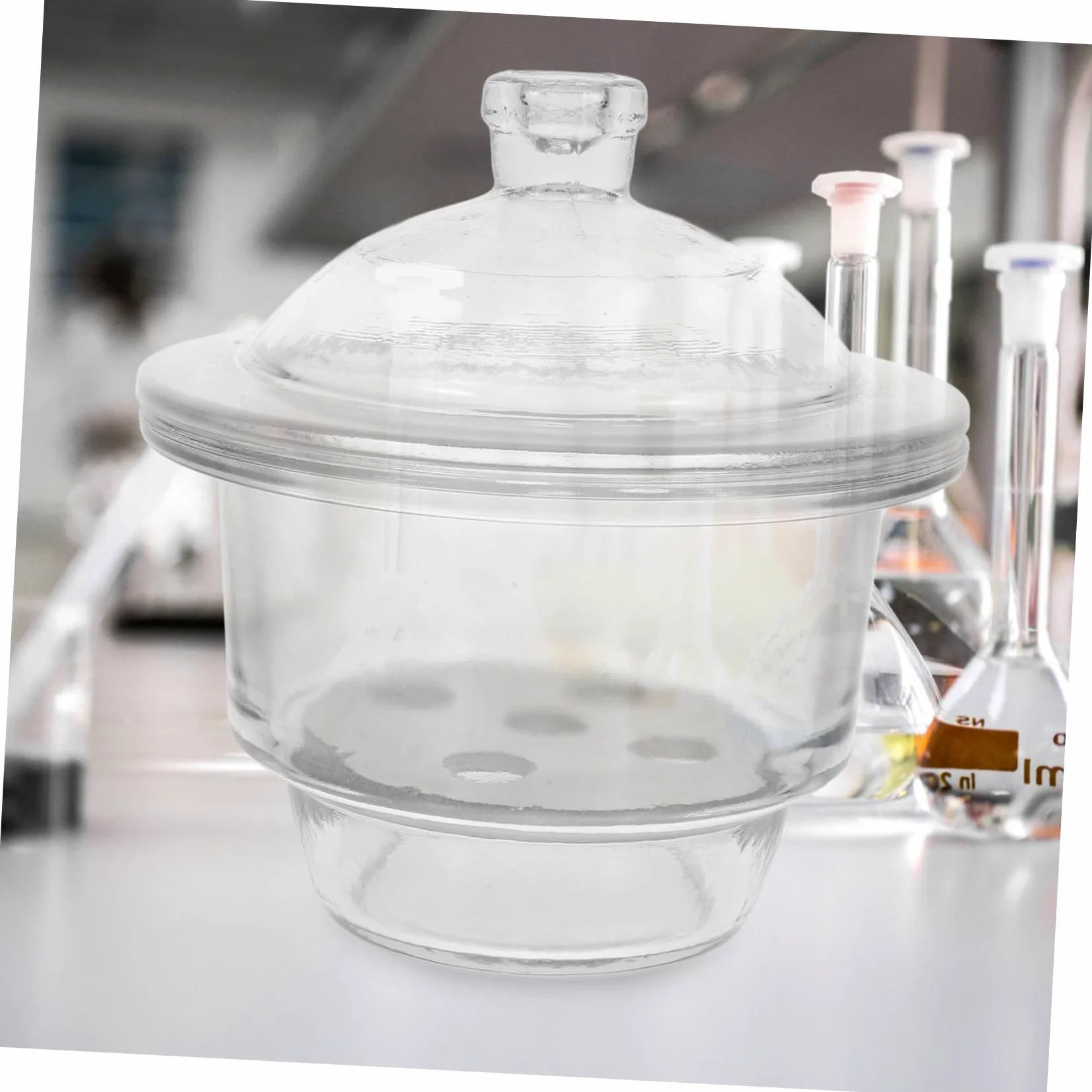 Botella Desecadora de Laboratorio de Vidrio al Vacío para Secado | Desecador Vacio Laboratorio, Alta Transparencia, Fácil de Transportar, en Enseñanza y Presentación