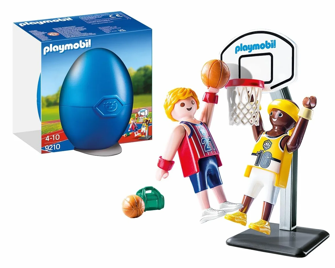 PLAYMOBIL Huevos Jugadores Baloncesto 9210