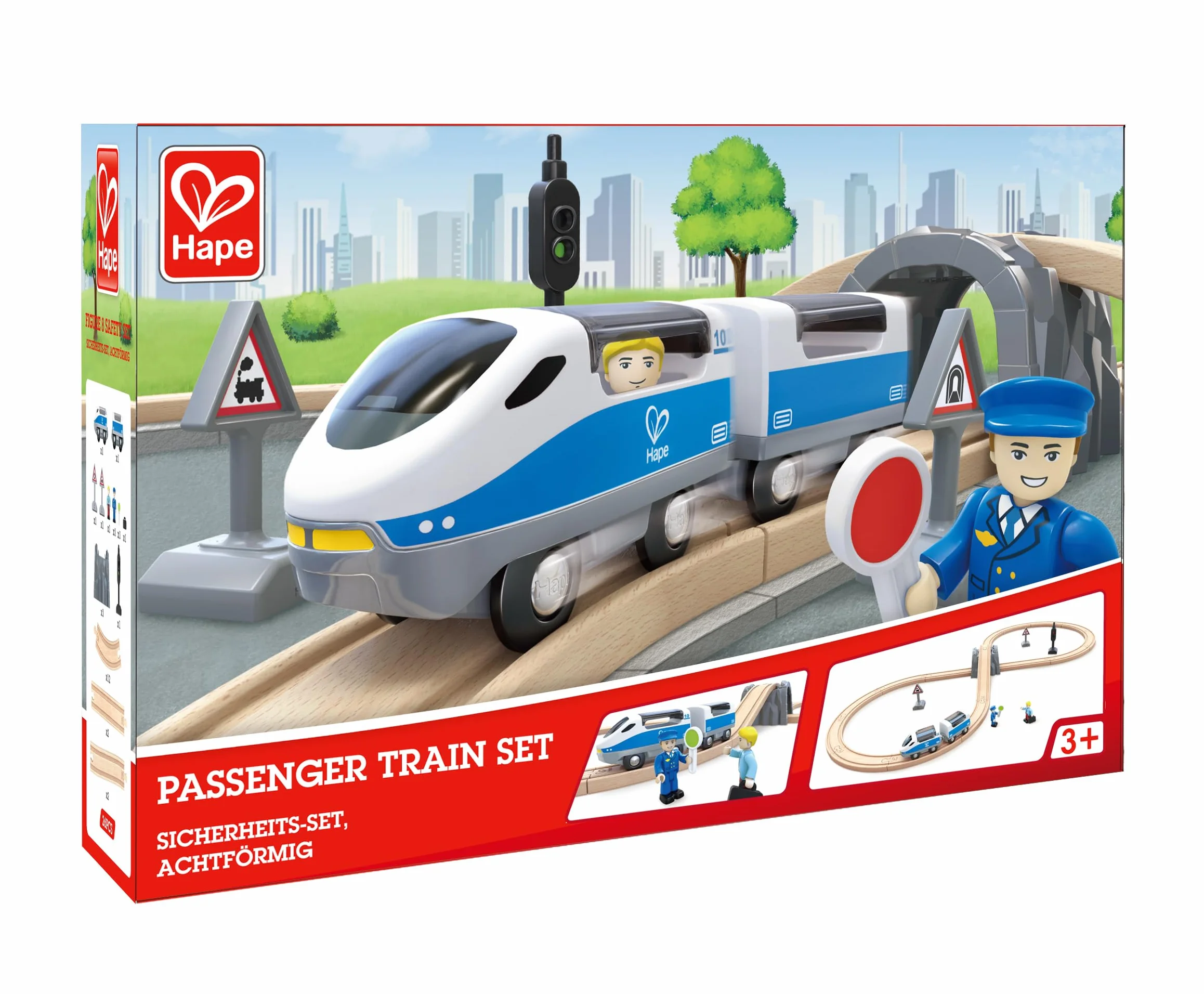 Hape Juego de Tren de Pasajeros E3729