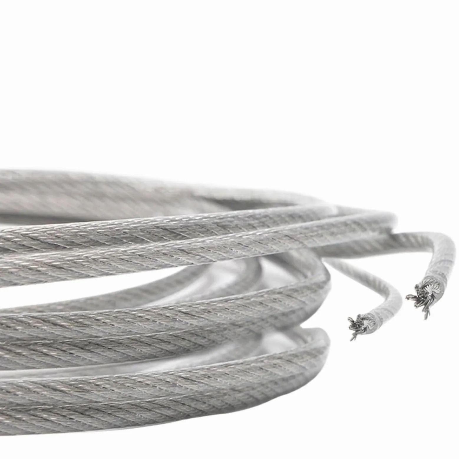 Alambre De Acero Plastificado Cable de acero inoxidable recubierto plástico 50,0 m, 7 x, cuerda goma for enrejado uva balcón