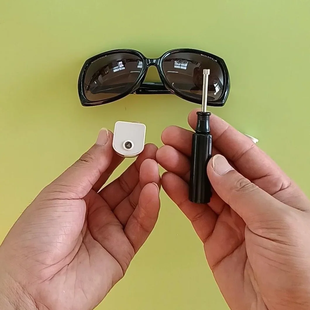 Etiqueta antirrobo para Gafas 58KHZ, Etiqueta de Seguridad del Imán con Separador, 10pcs
