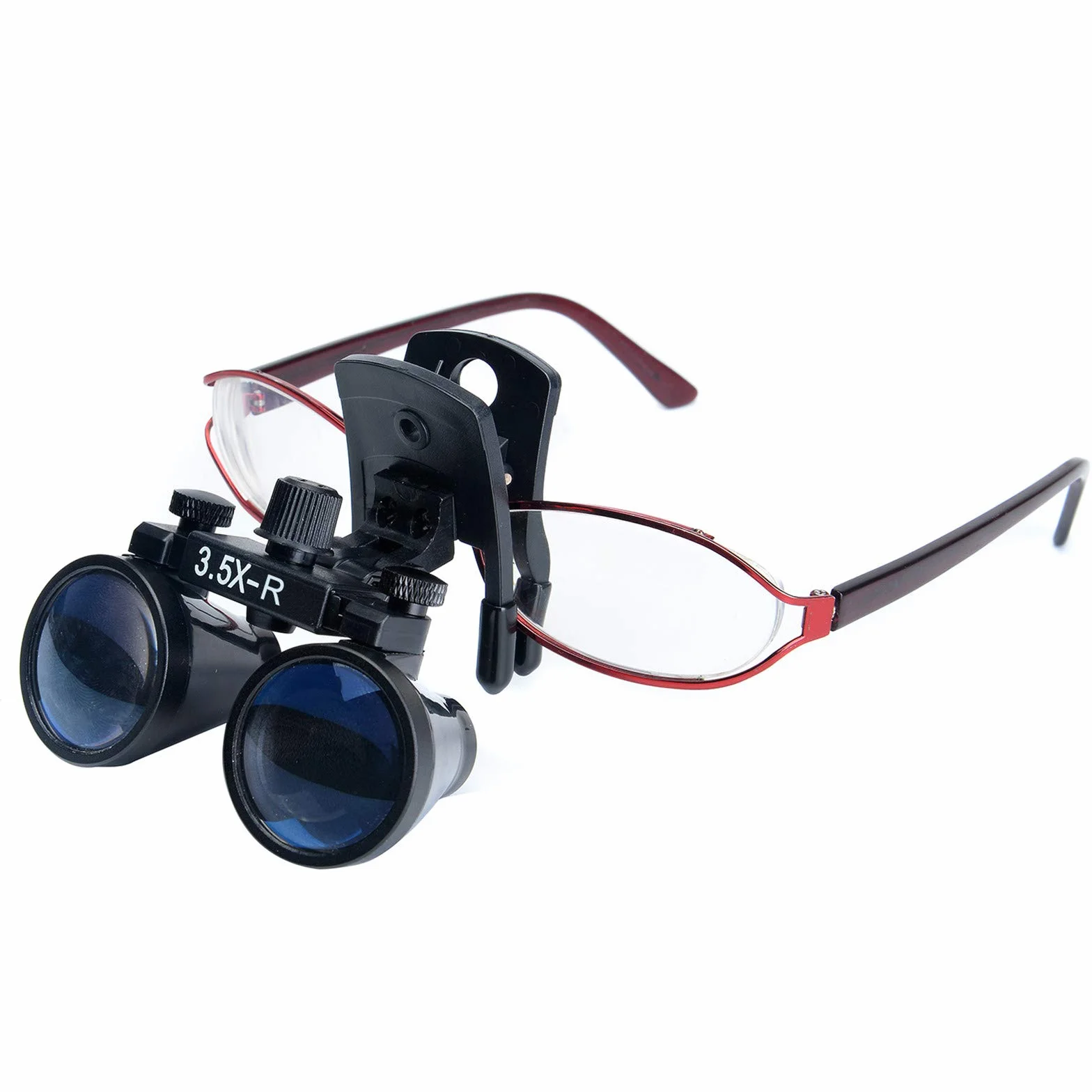 Lupa portátil con clip 3,5X-R para binoculares, lentes ópticos quirúrgicos DY-110