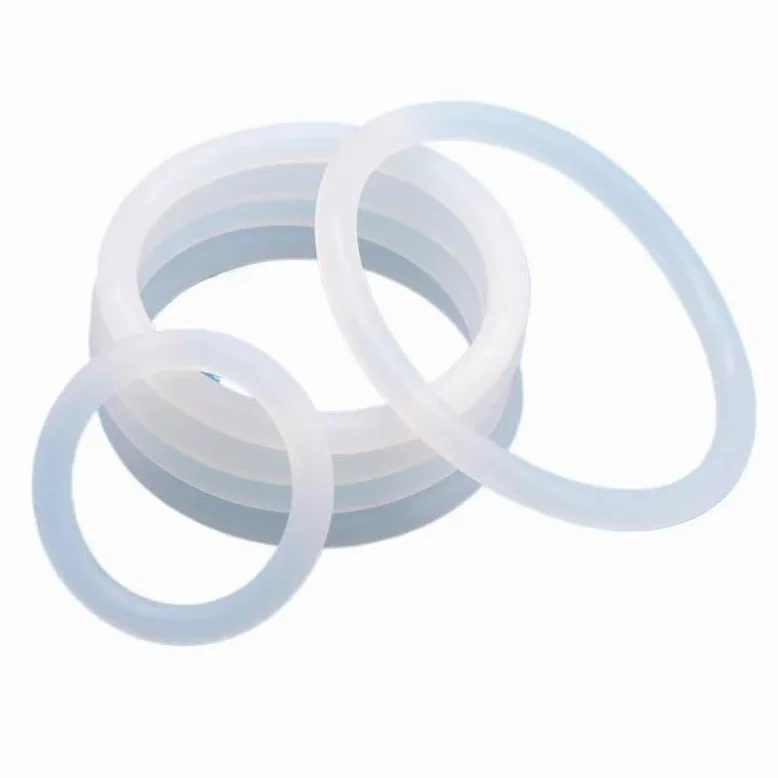 200 Uds VMQ junta tórica espesor CS 2/3/3.5/4mm anillos de sellado goma blanca OD 5-100mm para fontanería, reparación(OD 75mm,CS 3.5mm)