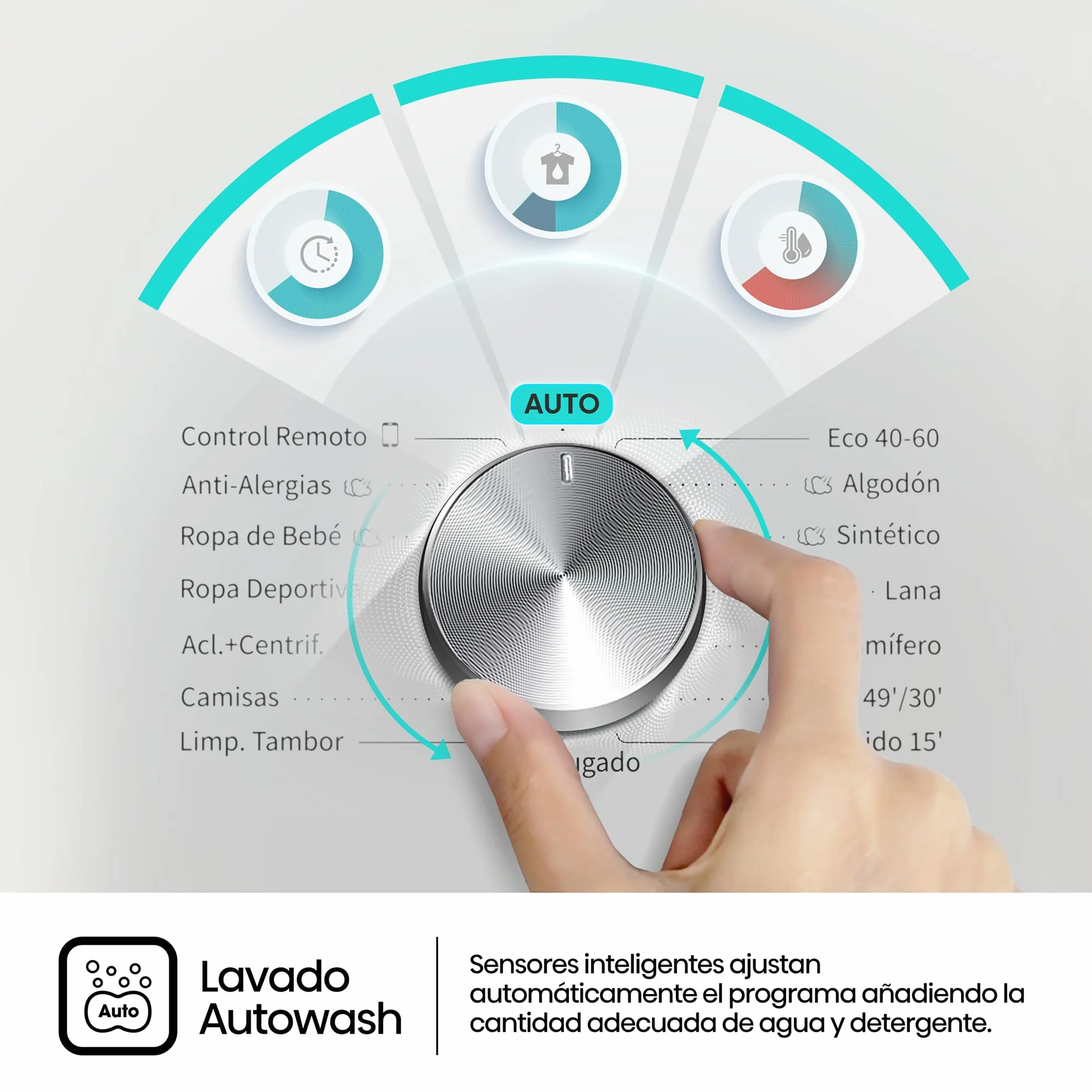 Hisense WF3S9043BB3 Lavadora 9 Kg 1400 RPM Clase A-30%/D 60 cm Negro