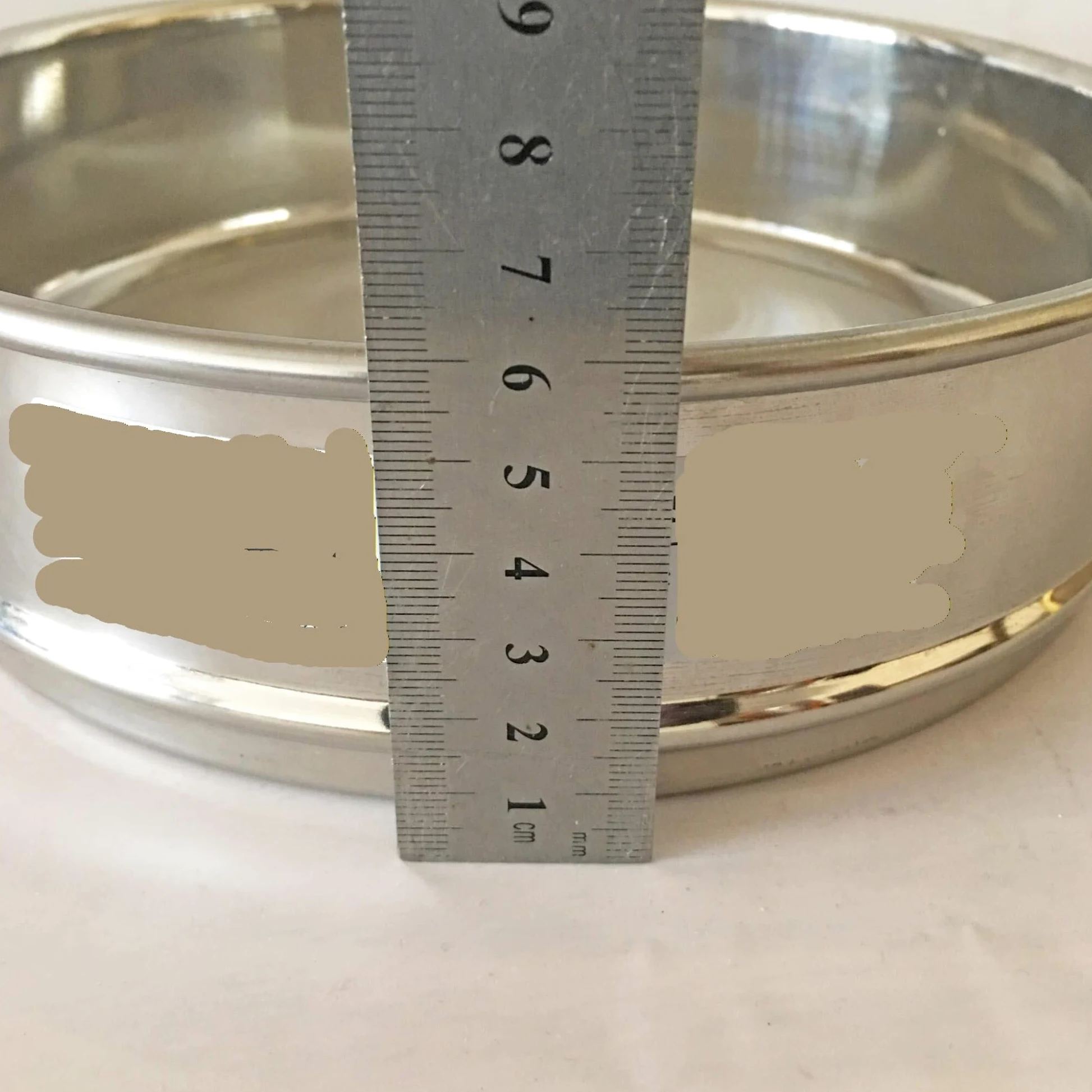 Tamiz de prueba de acero inoxidable de 200 mm - Tela metálica de acero inoxidable 304, 1 pieza(500mesh 0.025mm)