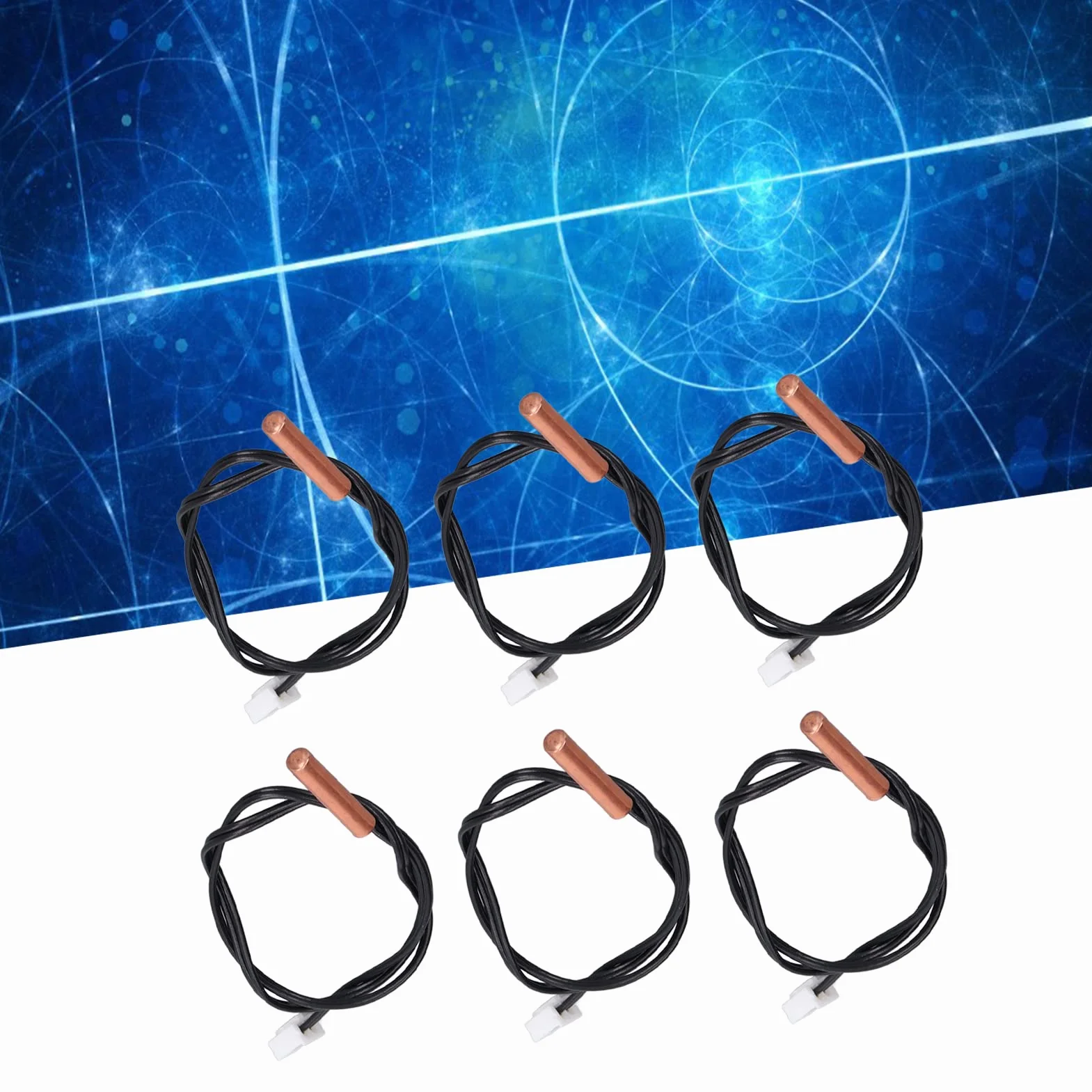 Sonda de termistor NTC de 10 K impermeable de cobre PVC para aire acondicionado