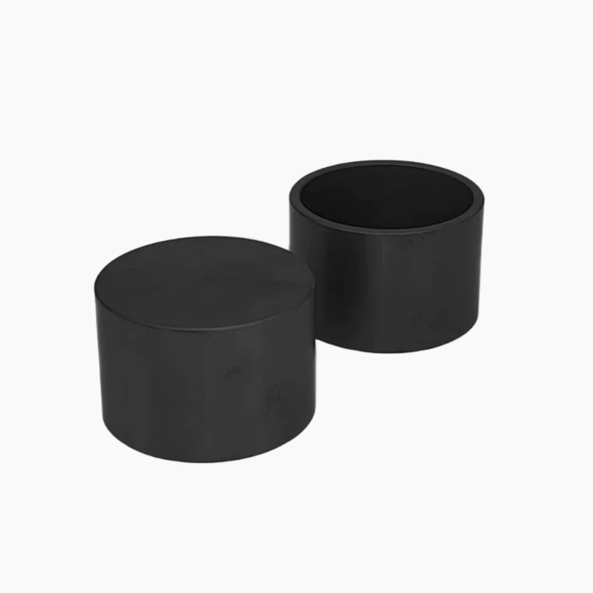Crisol de carburo de silicio resistente a altas temperaturas-crisol de SiC sinterizado sin presión-1 unidad(Arc 46x42mm/30ml)