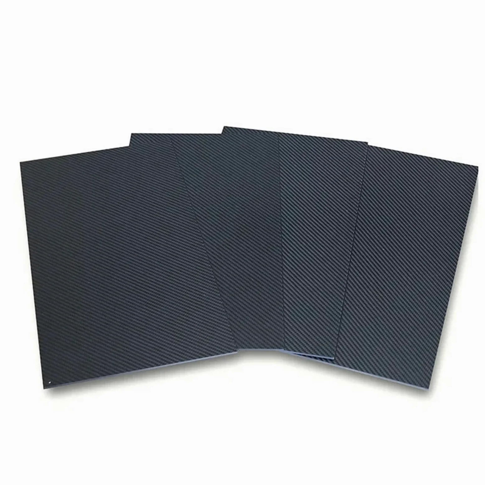Hoja de fibra de carbono 3K, panel de fibra de carbono de tejido liso de 200x250 mm, materia prima liviana for manualidades,(3.0mm plain glossy)