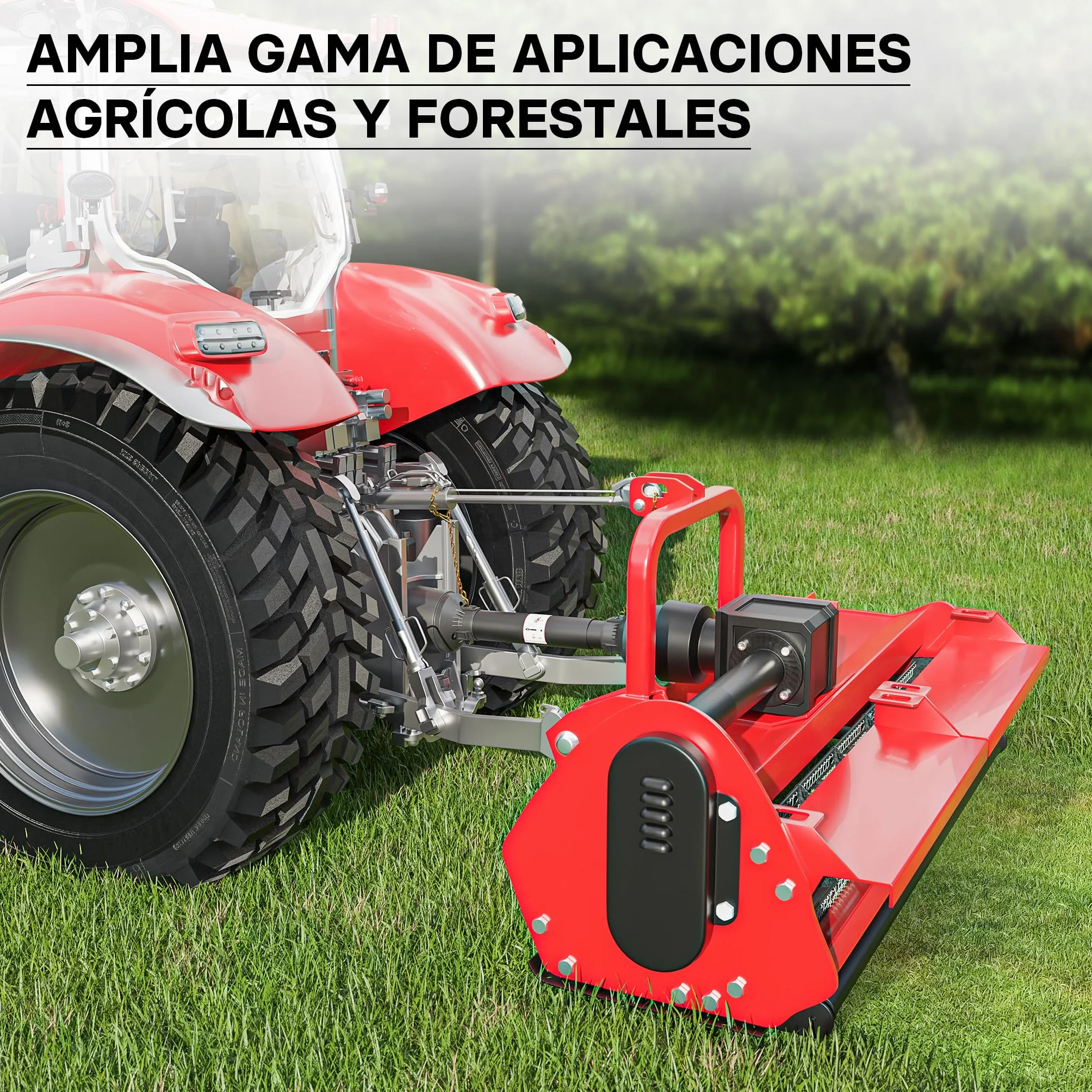 WilTec Toma de Fuerza T1 Eje transmisión cardán 800-880mm 210Nm 540rpm PTO 18kW 25CV 2X 1 3/8" 6 Dientes