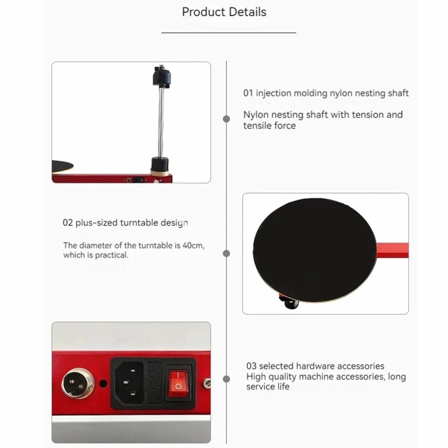 Máquina Envolvedora Eléctrica De Película Estirable, Máquina Envolvedora De Paletas Completamente Automática, Velocidad 30 RPM, Diámetro De La Plataforma Giratoria 40 Cm, Máquina Empacadora De