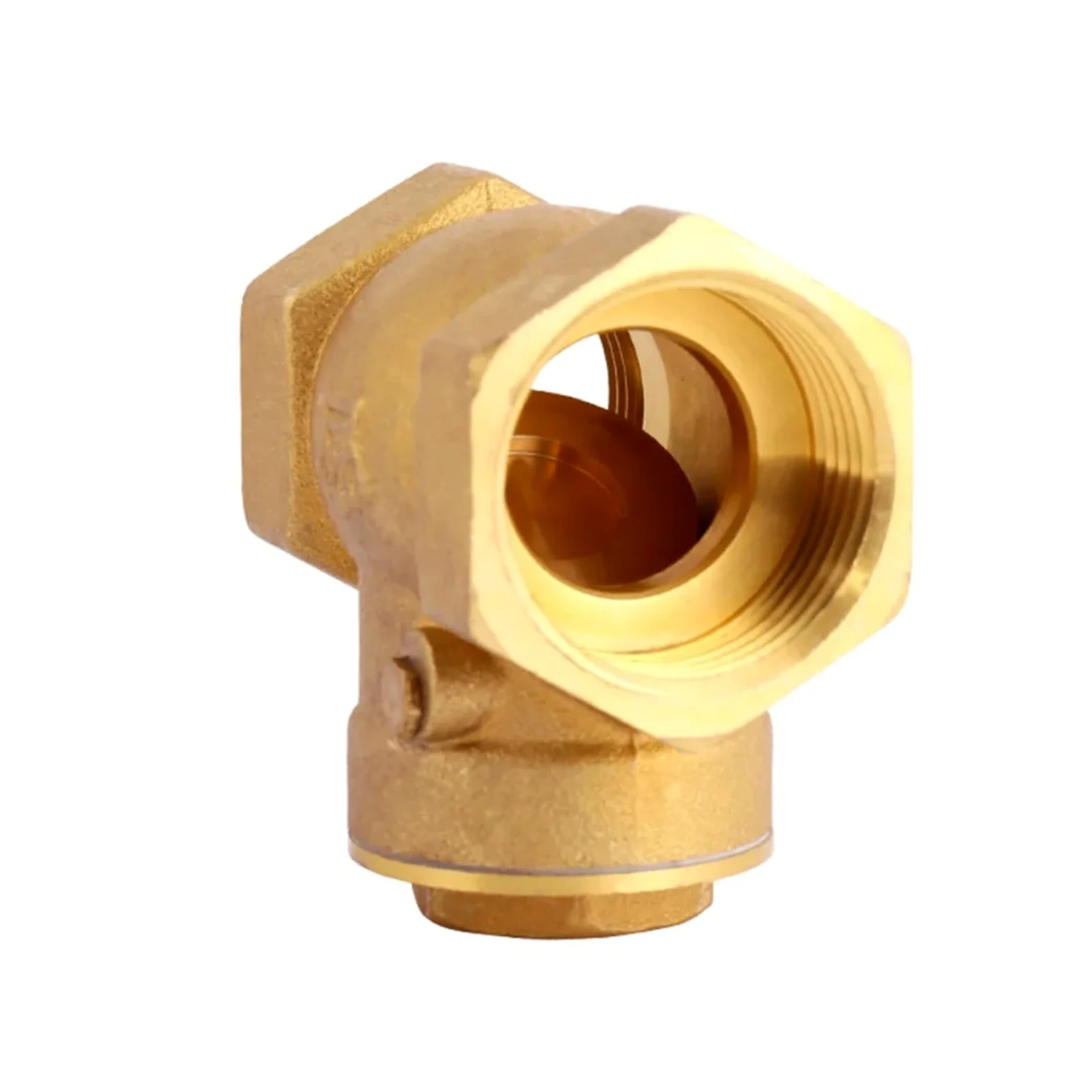 Válvula De Esfera Válvula Antirretorno Horizontal Con Boca De Alambre Latón, Rosca Hembra Cobre, 1/2", 3/4", 1", 1-1/4", 1-1/2", 2"(DN50)