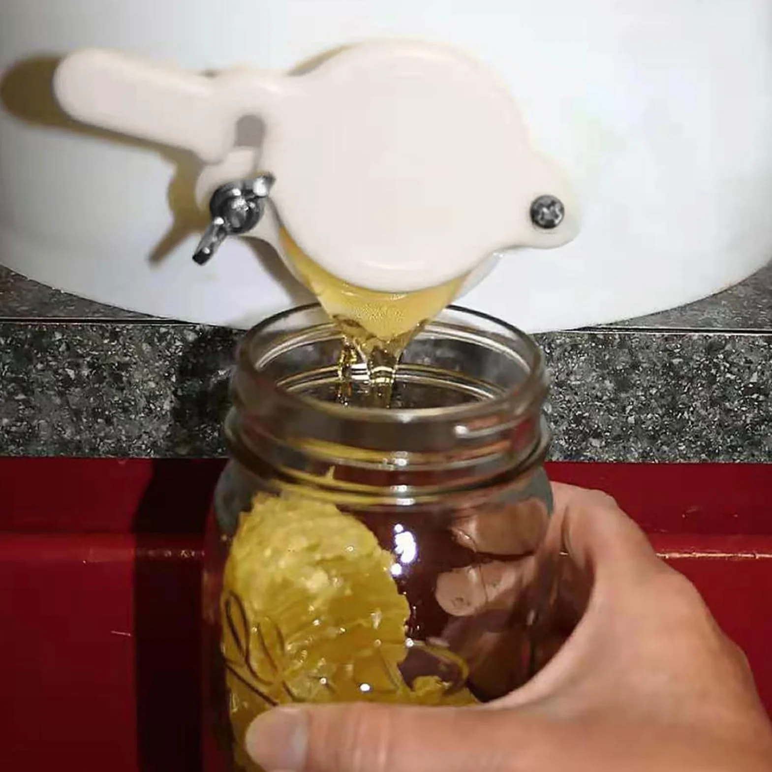 Grifo extractor de miel: tapón de robusto, válvula de flujo de alimentos | Distribuidor práctico de miel, herramienta de transferencia con uso diario en Apia y talleres