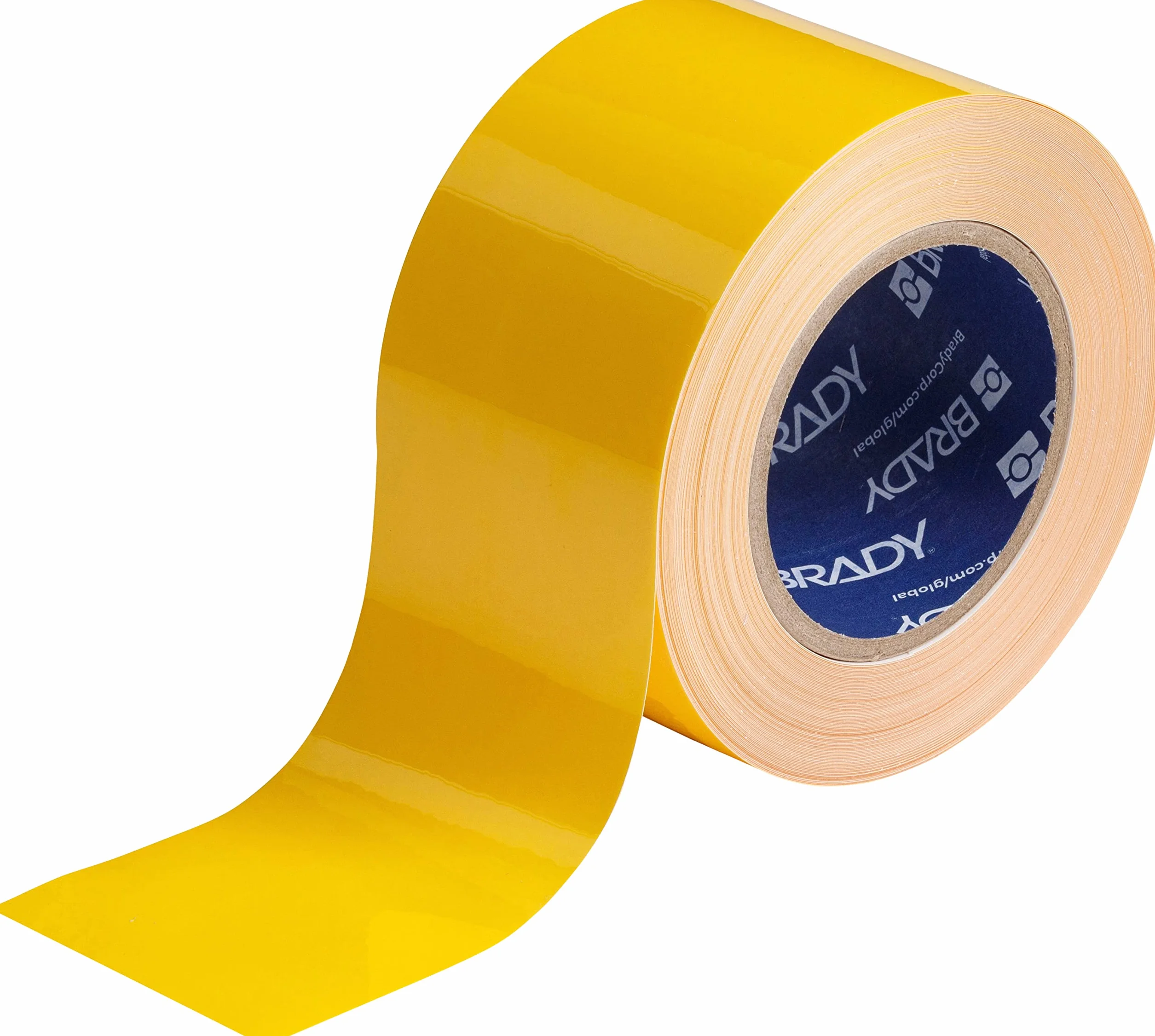 Brady Toughstripe - Cinta de color sólido, 76,20 mm x 30,48 m, color amarillo
